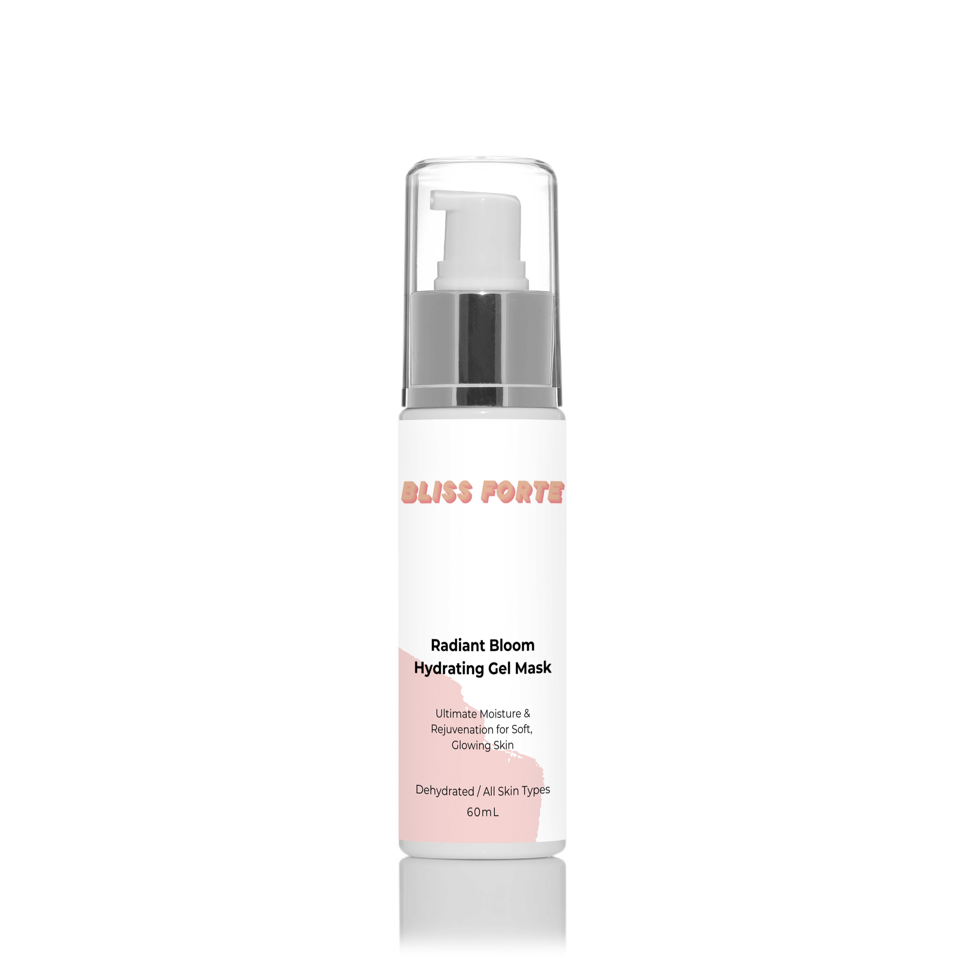 Radiant Bloom Hydrating Gel Mask by Bliss Forte, ultimate moisturizer for all skin types, supports Australian small business.