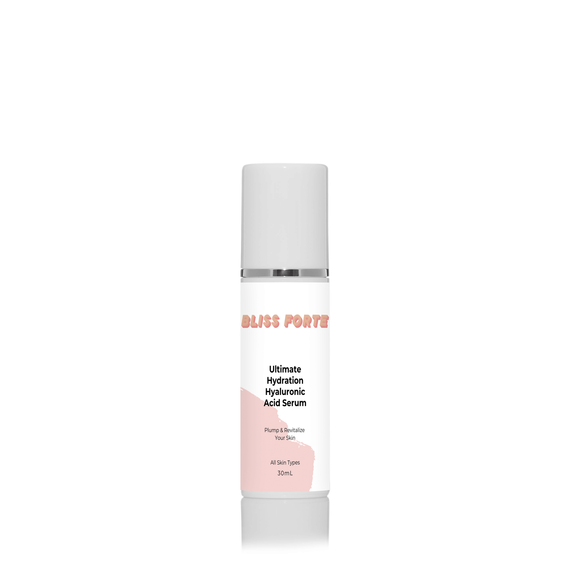 Ultimate Hydration Hyaluronic Acid Serum by Bliss Forte, perfect for all skin types, deeply hydrates and revitalizes.